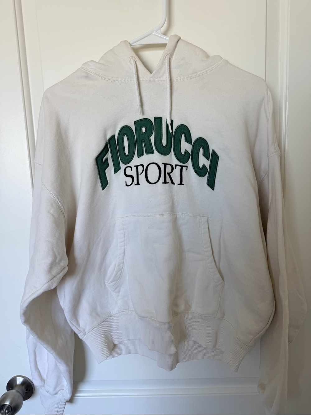 Fiorucci Sport Women's Cream Logo Hoodie - Picture 2 of 6